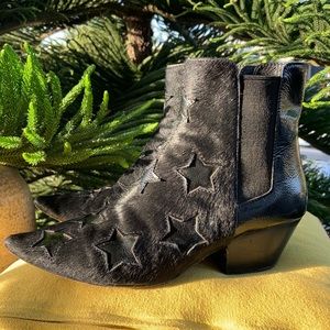 Ash Pony Hair Chelsea Boots